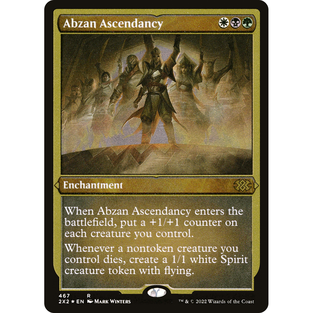 Abzan Ascendancy (Foil Etched) (2X2-467) - Double Masters 2022 Foil