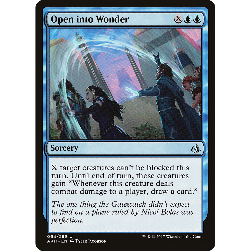 Open into Wonder (AKH-064) - Amonkhet Foil