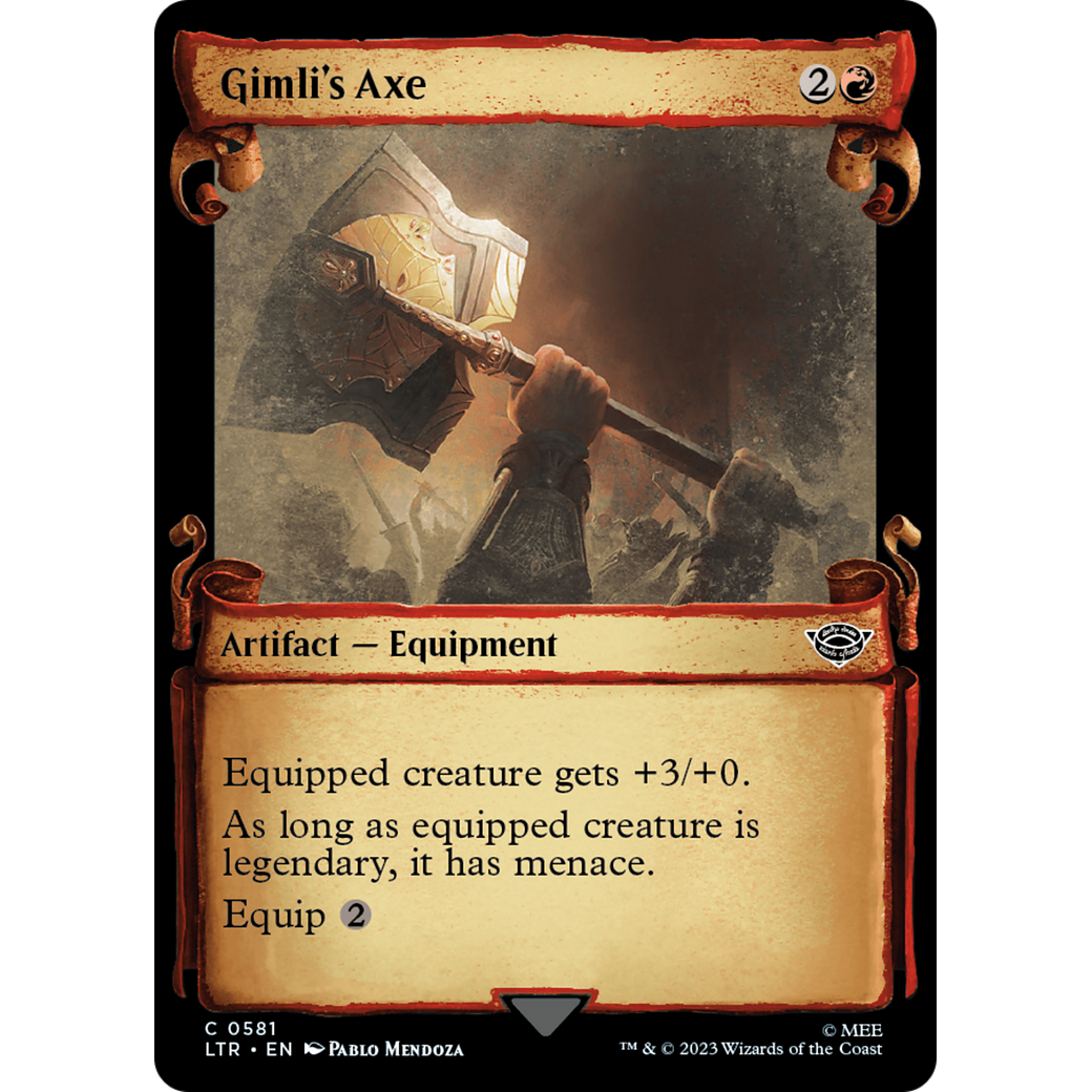 Gimli's Axe (LTR-581) - The Lord of the Rings: Tales of Middle-earth: (Showcase) Foil