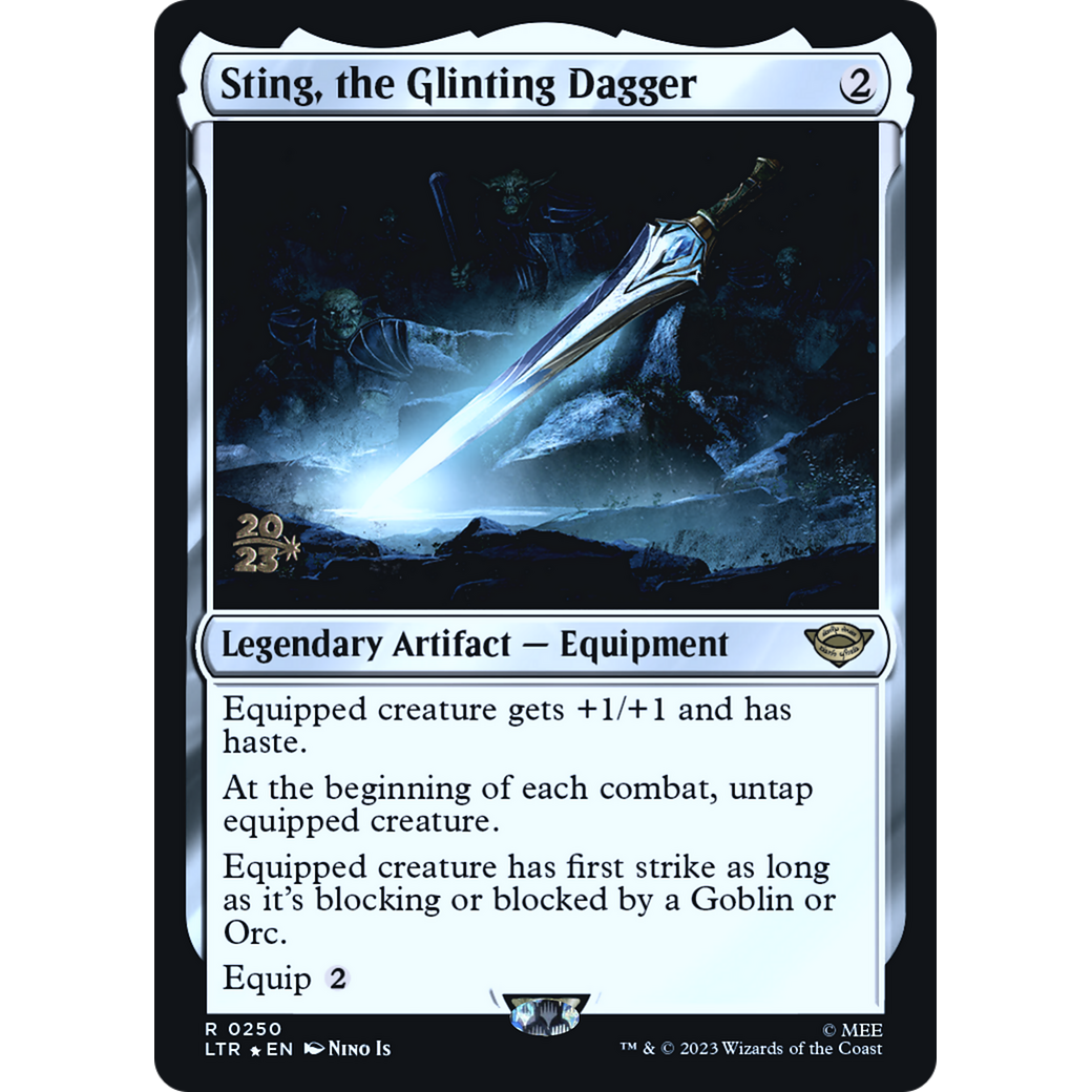 Sting, the Glinting Dagger (PRE-250S) - Tales of Middle-earth Promos Foil