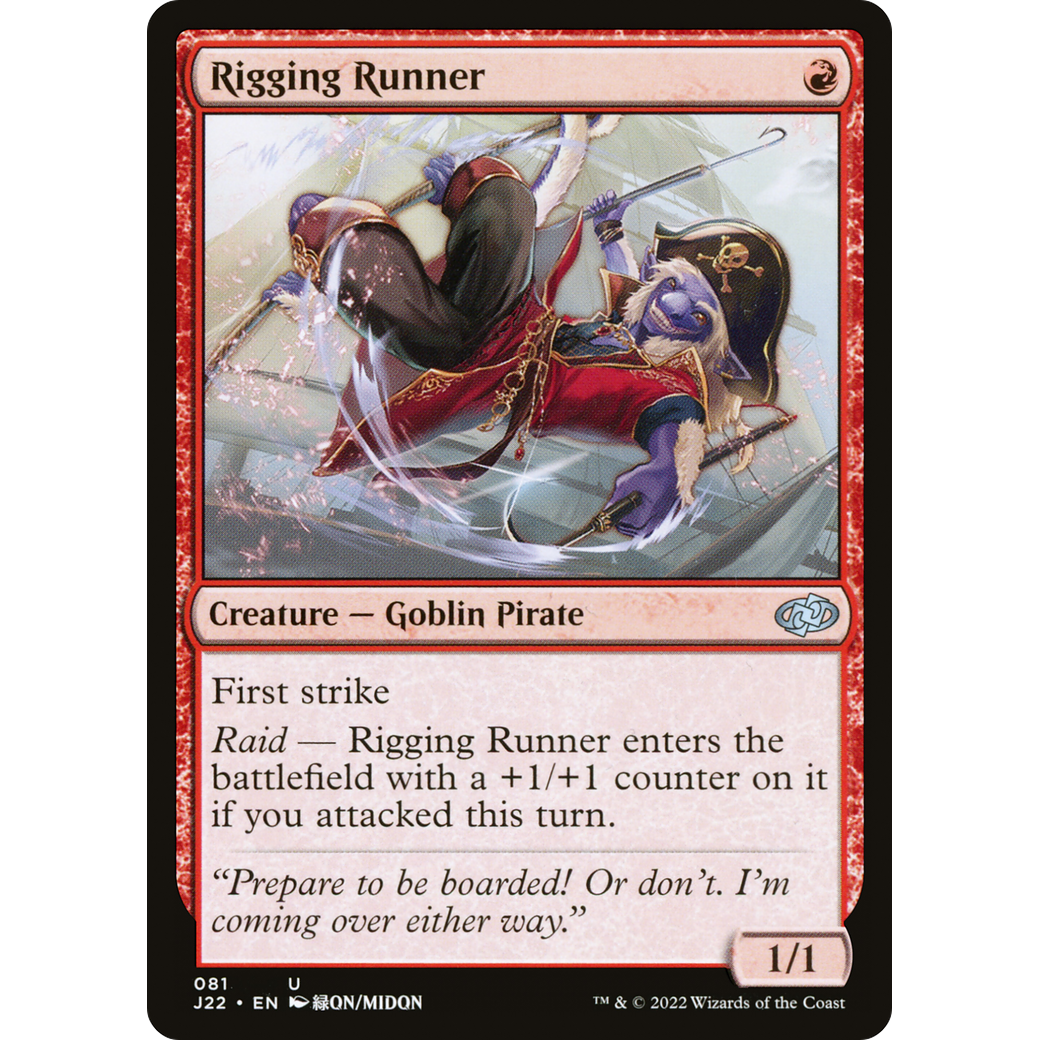 Rigging Runner (J22-081) - Jumpstart 2022