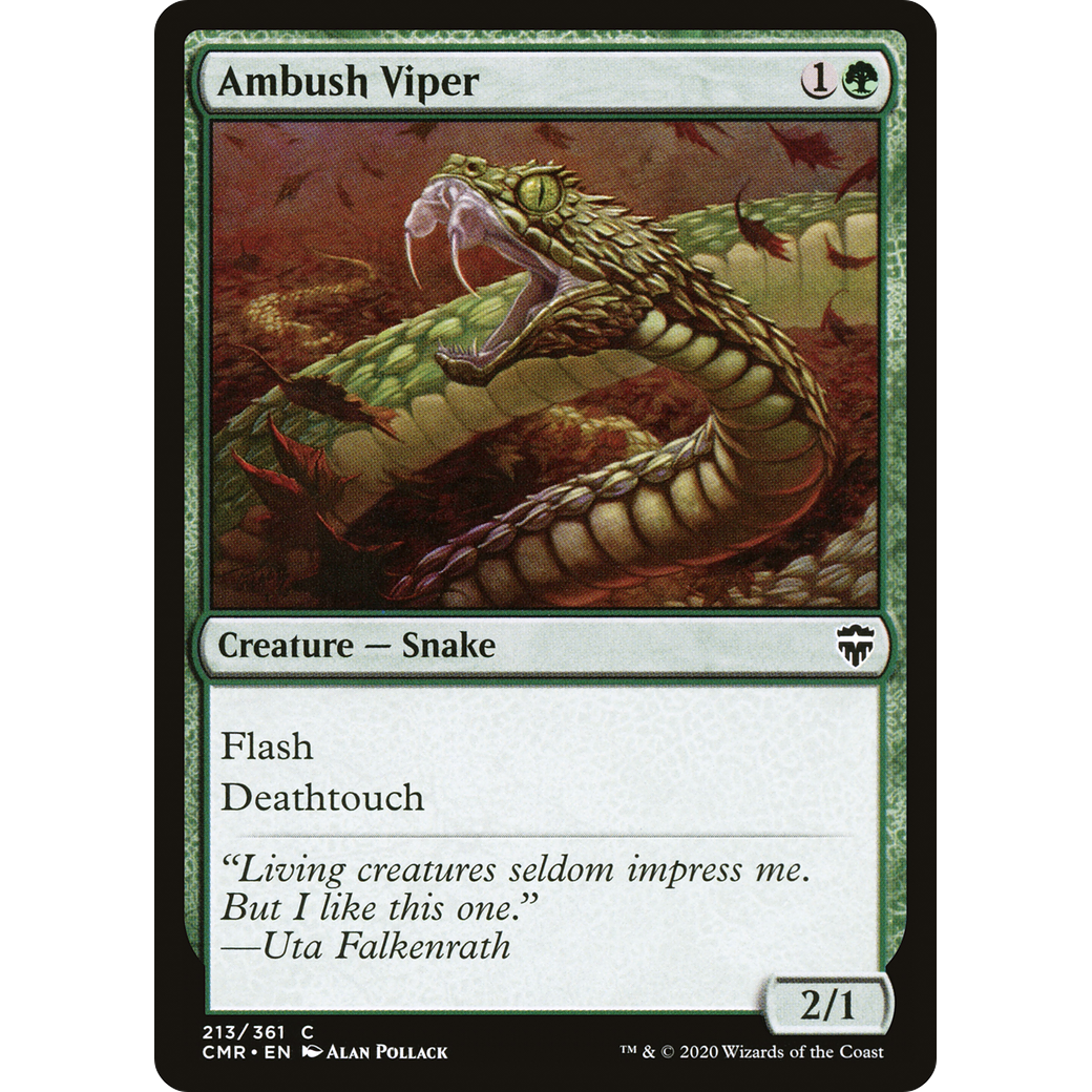 Ambush Viper (CMR-213) - Commander Legends Foil