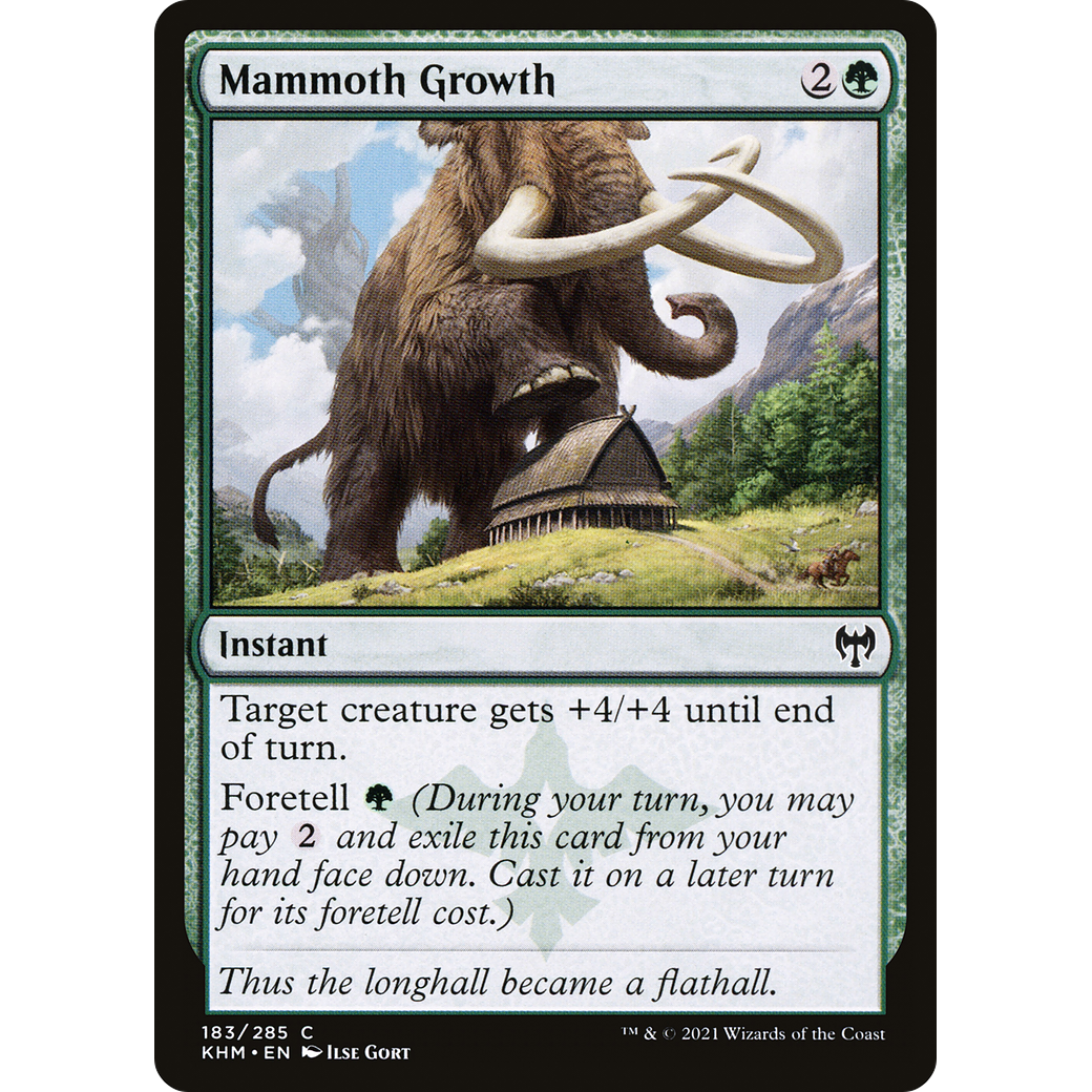 Mammoth Growth (KHM-183) - Kaldheim