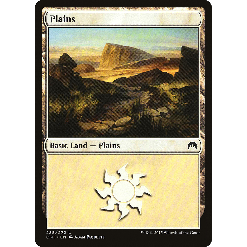 Plains (255) (ORI-255) - Magic Origins Foil