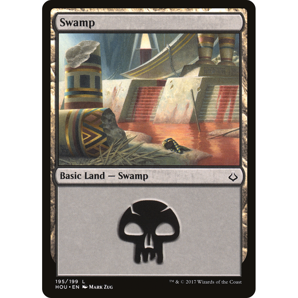 Swamp (195) (HOU-195) - Hour of Devastation Foil