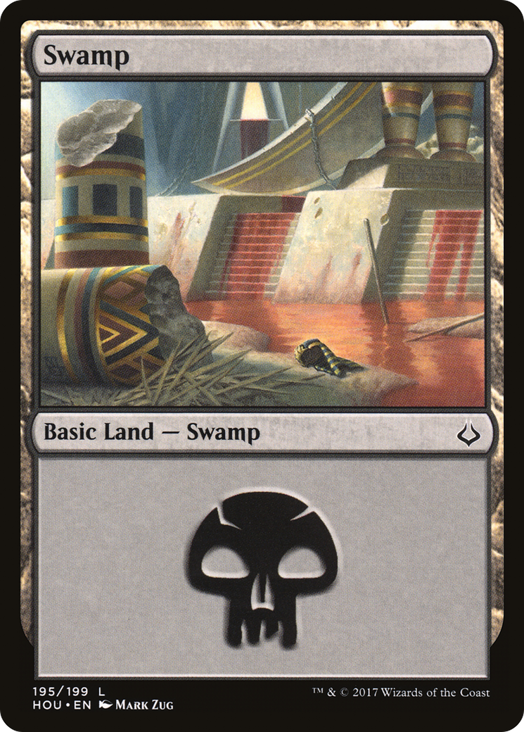 Swamp (195) (HOU-195) - Hour of Devastation Foil