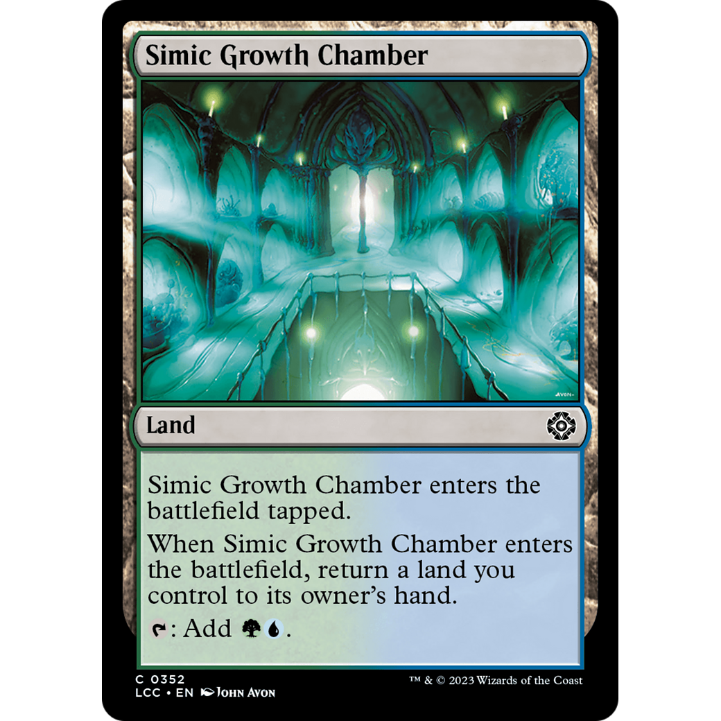 Simic Growth Chamber (LCC-352) - The Lost Caverns of Ixalan Commander