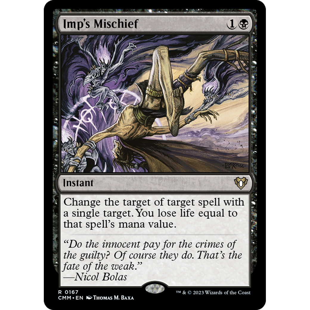 Imp's Mischief (CMM-167) - Commander Masters Foil