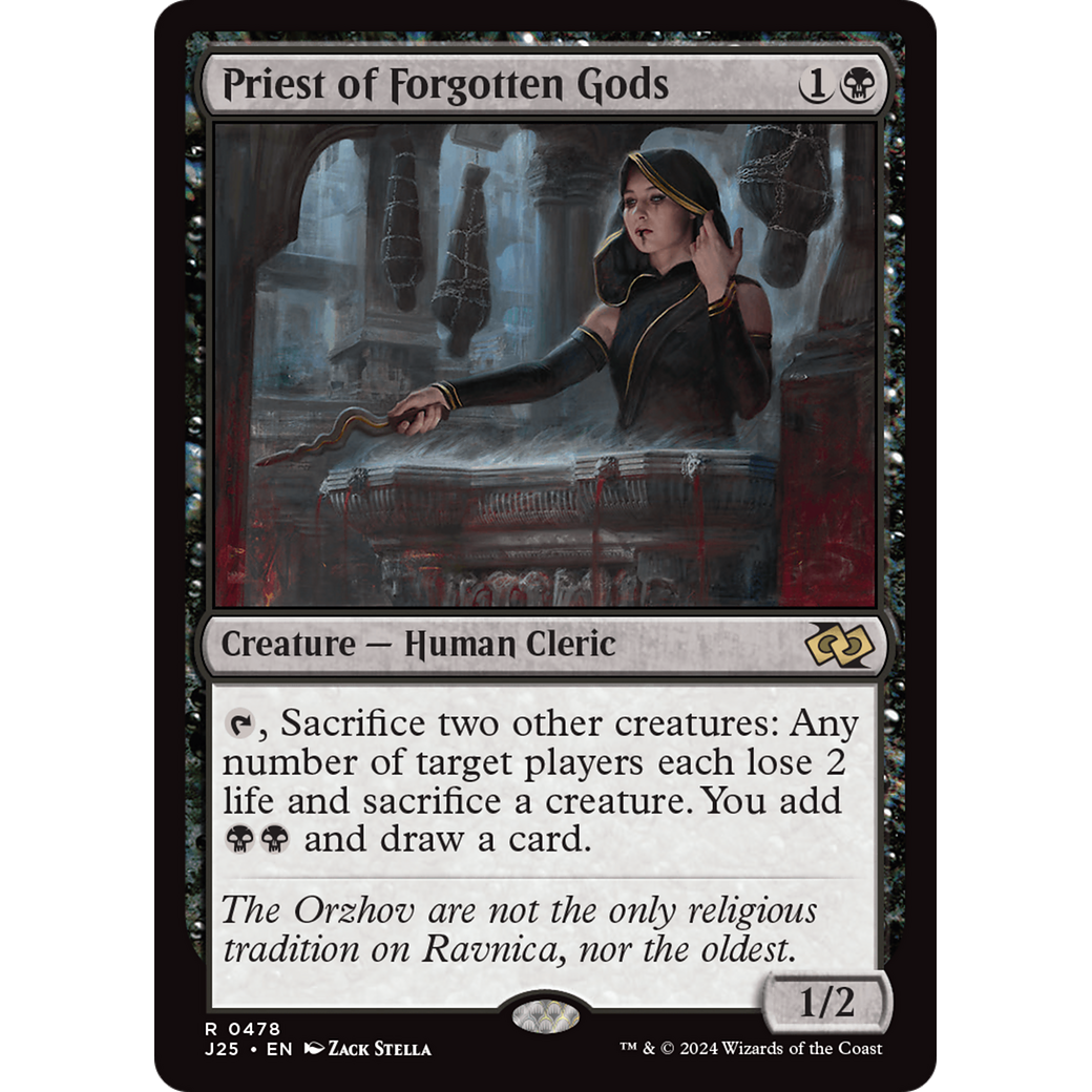 Priest of Forgotten Gods (J25-478) - Foundations Jumpstart