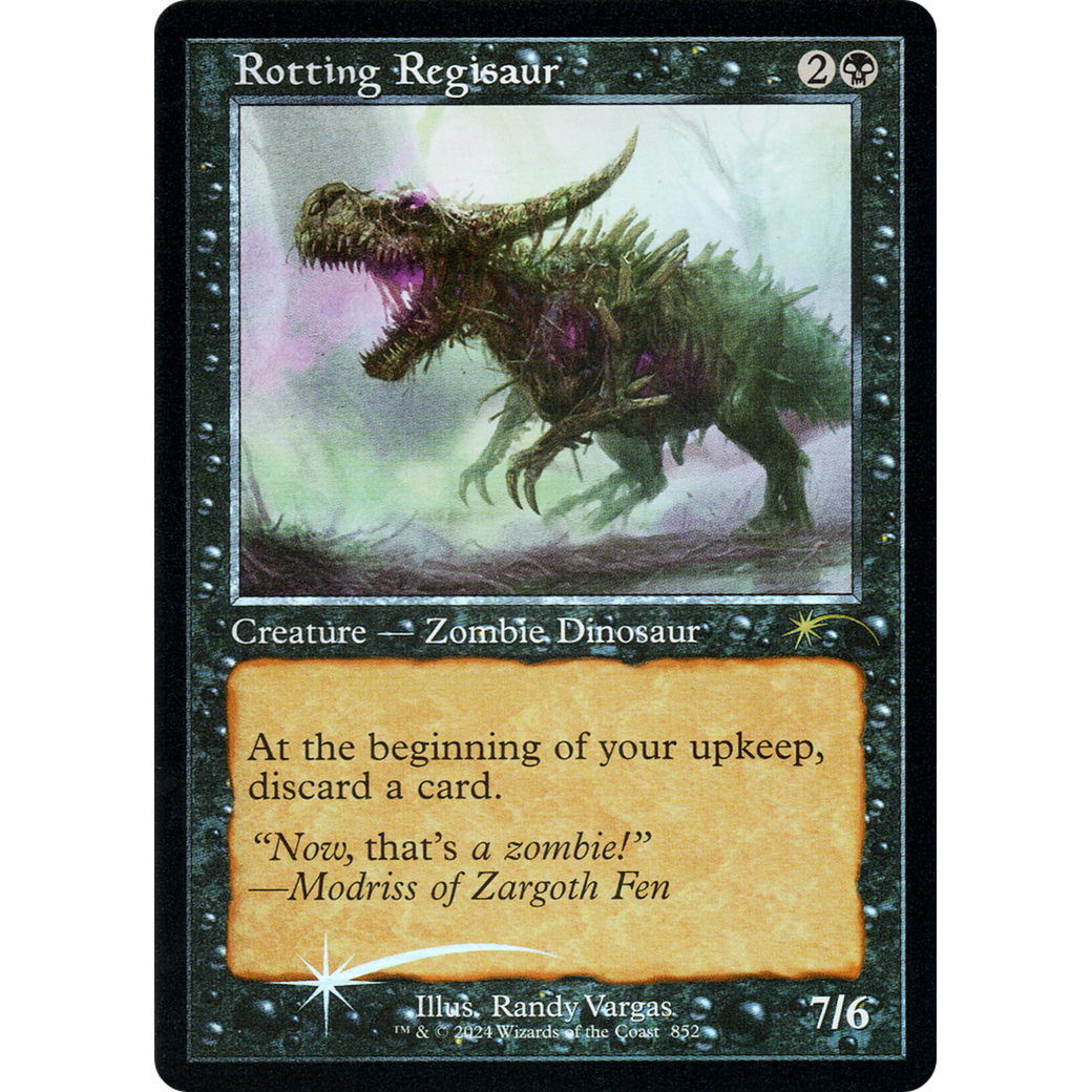 Rotting Regisaur (Retro Frame) (SLD-852) - Secret Lair Drop Foil