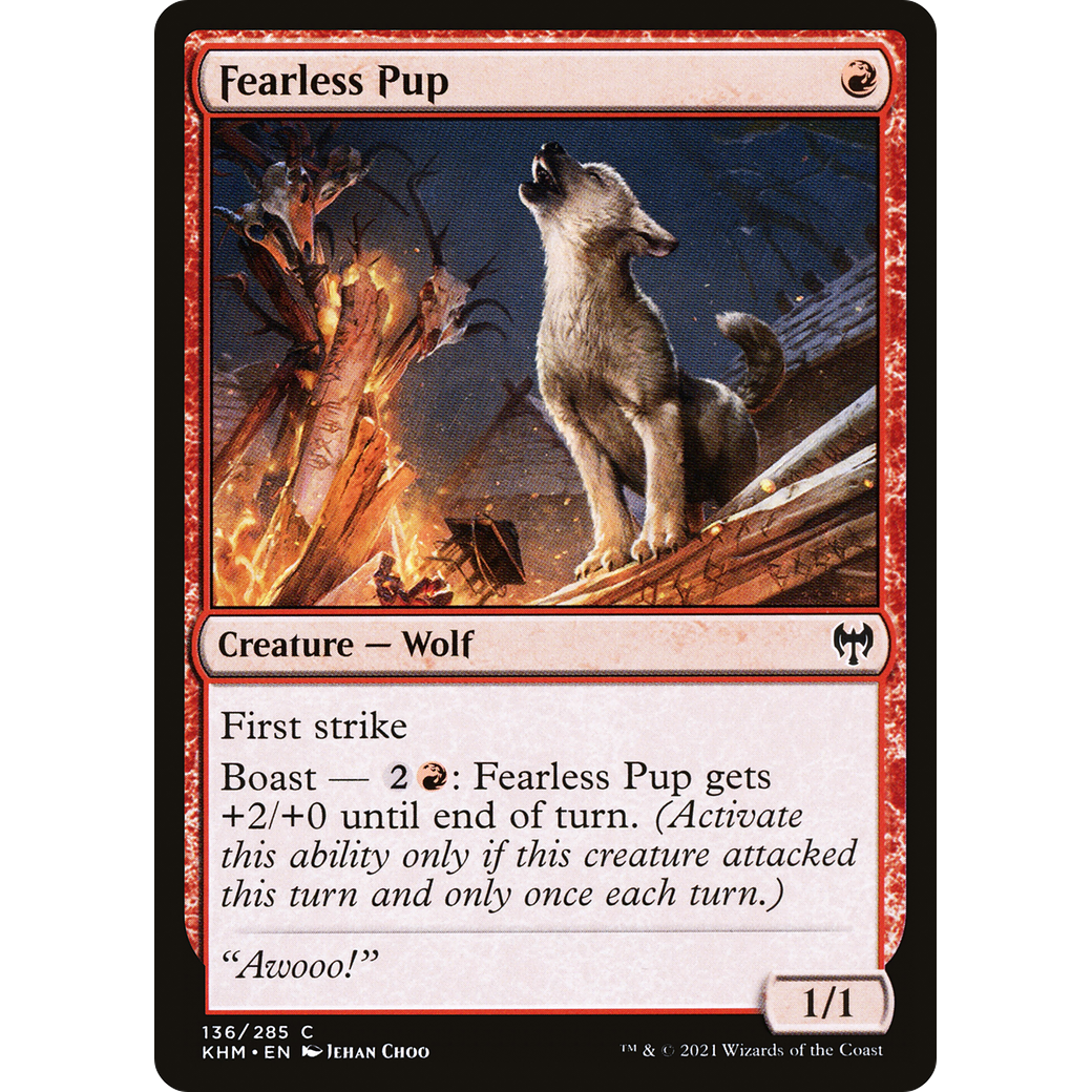 Fearless Pup (KHM-136) - Kaldheim