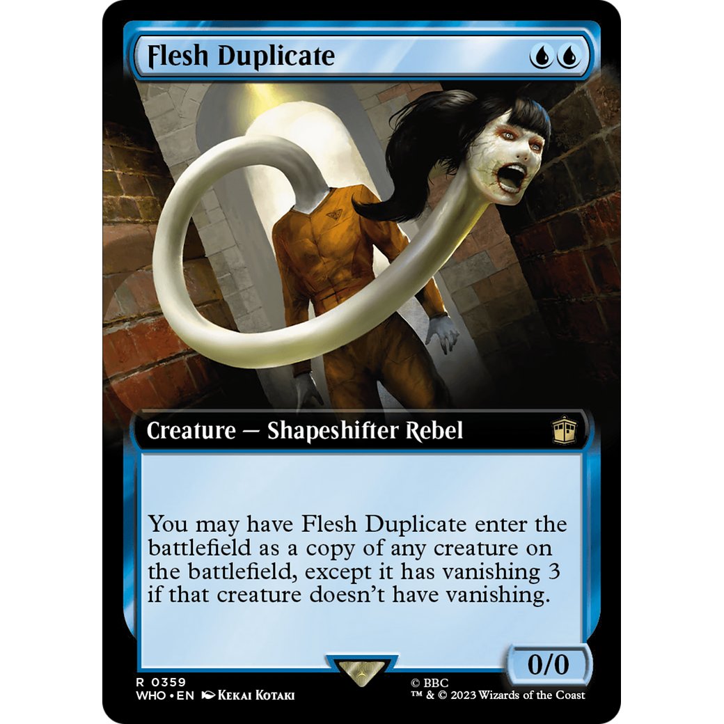 Flesh Duplicate (Extended Art) (WHO-359) - Doctor Who: (Extended Art)