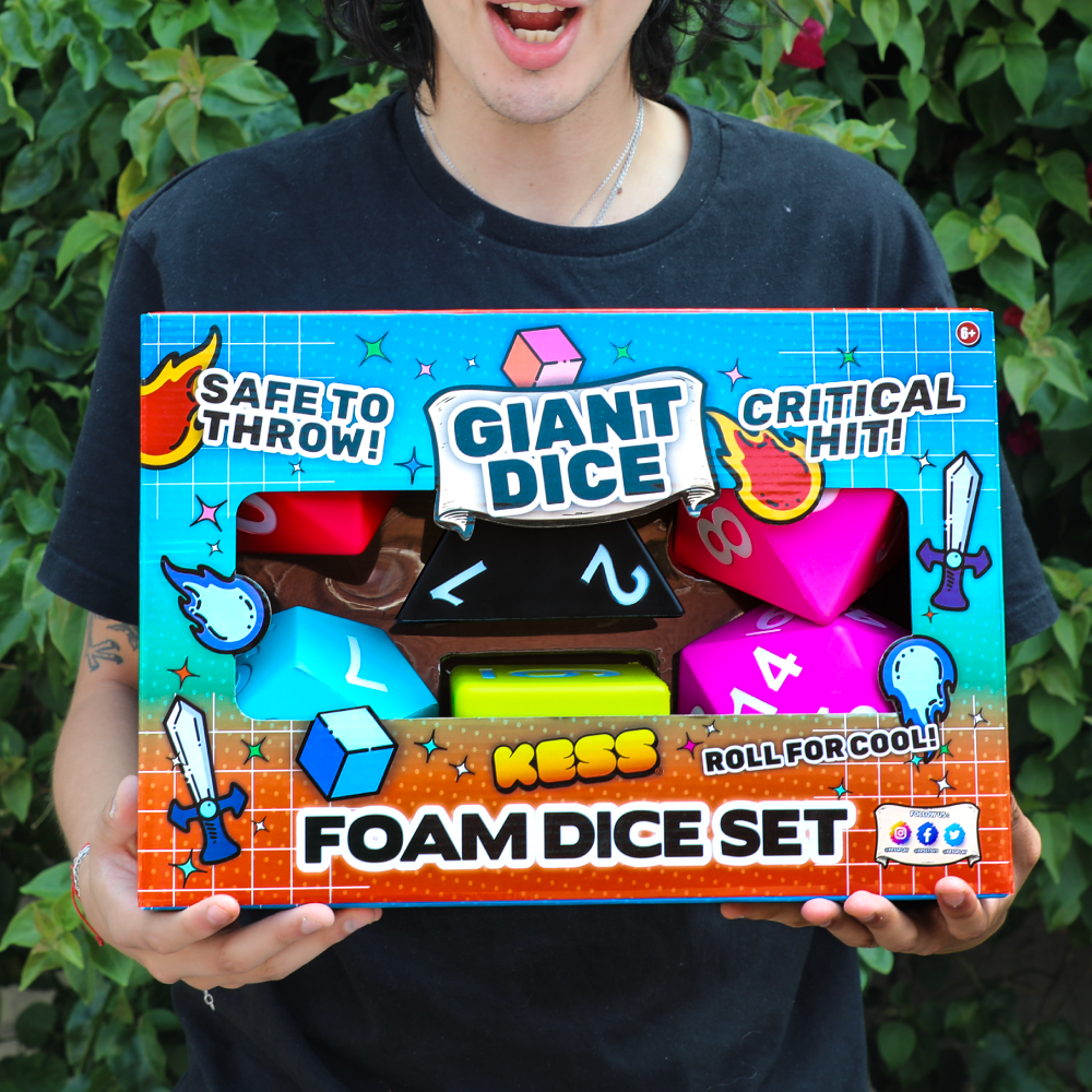 Jumbo Foam Dice Combo Set