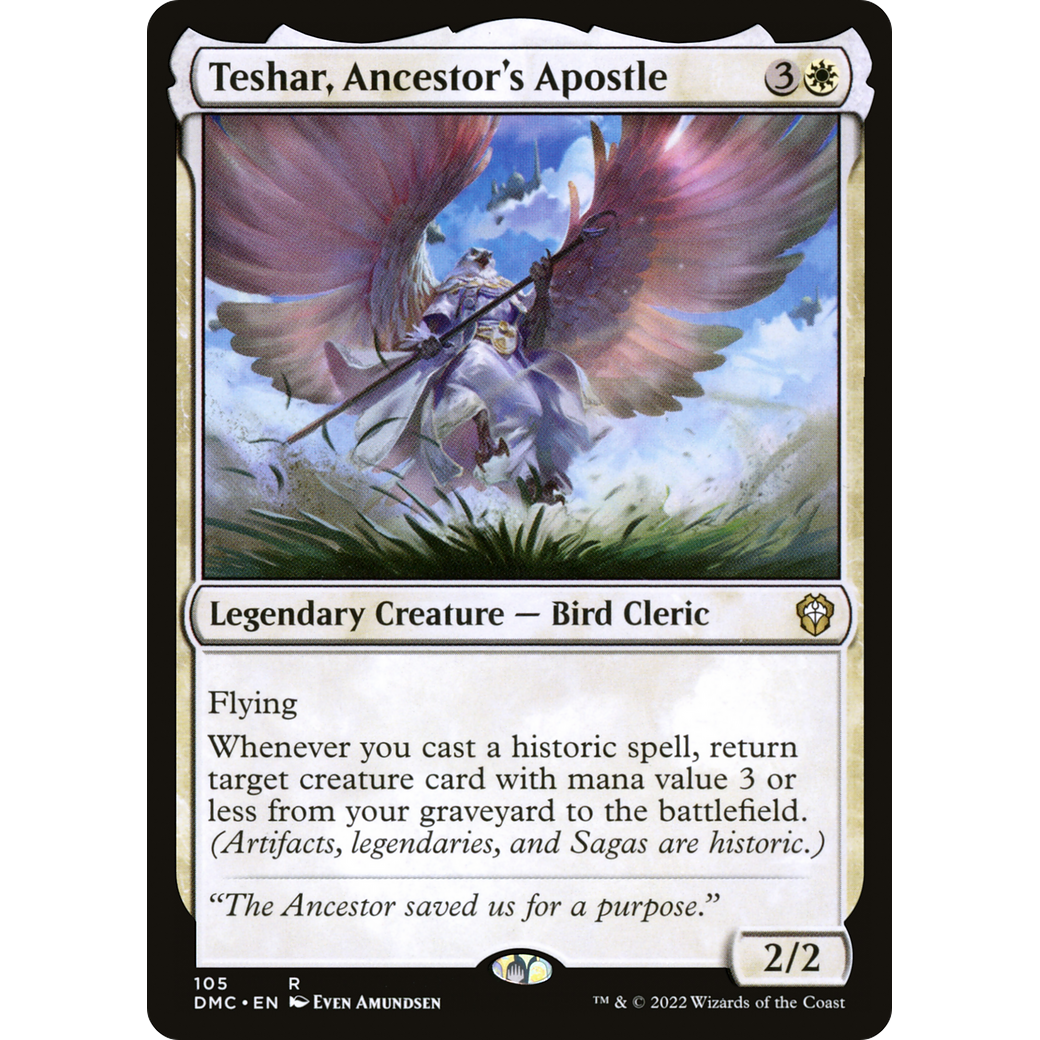 Teshar, Ancestor's Apostle (DMC-105) - Dominaria United Commander