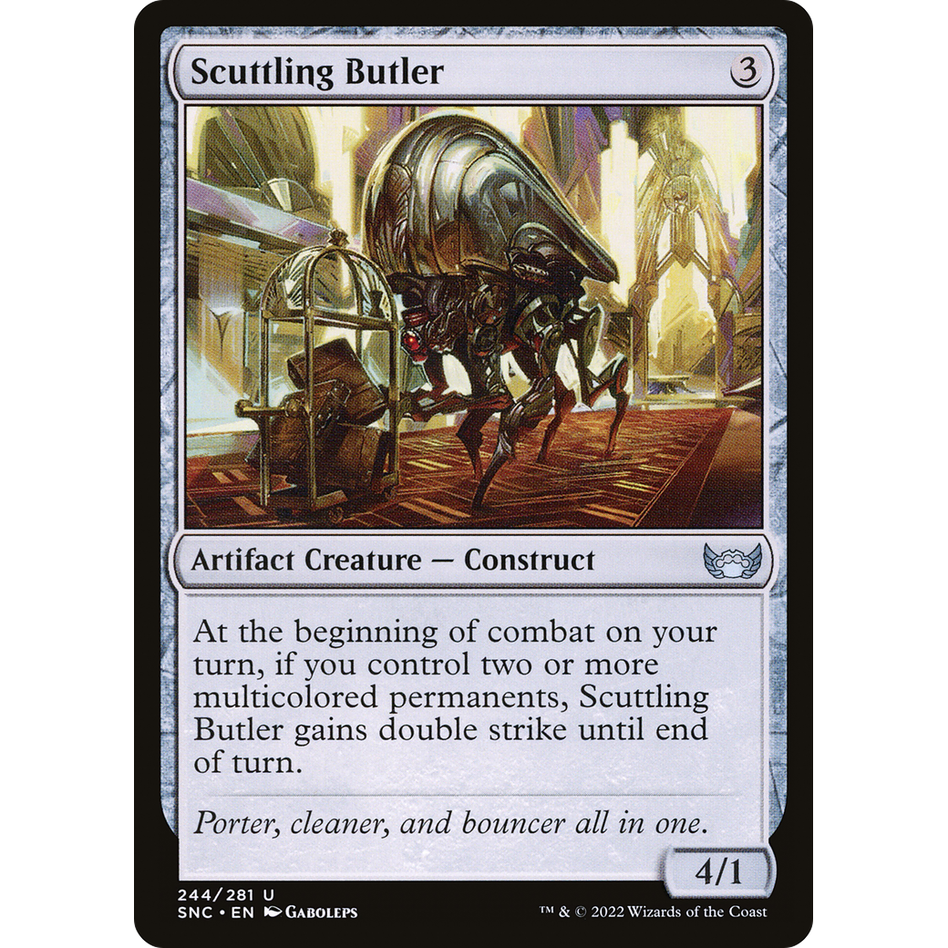Scuttling Butler (SNC-244) - Streets of New Capenna Foil