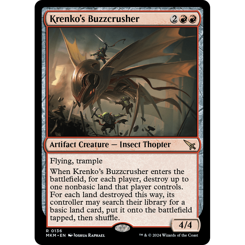 Krenko's Buzzcrusher (MKM-136) - Murders at Karlov Manor