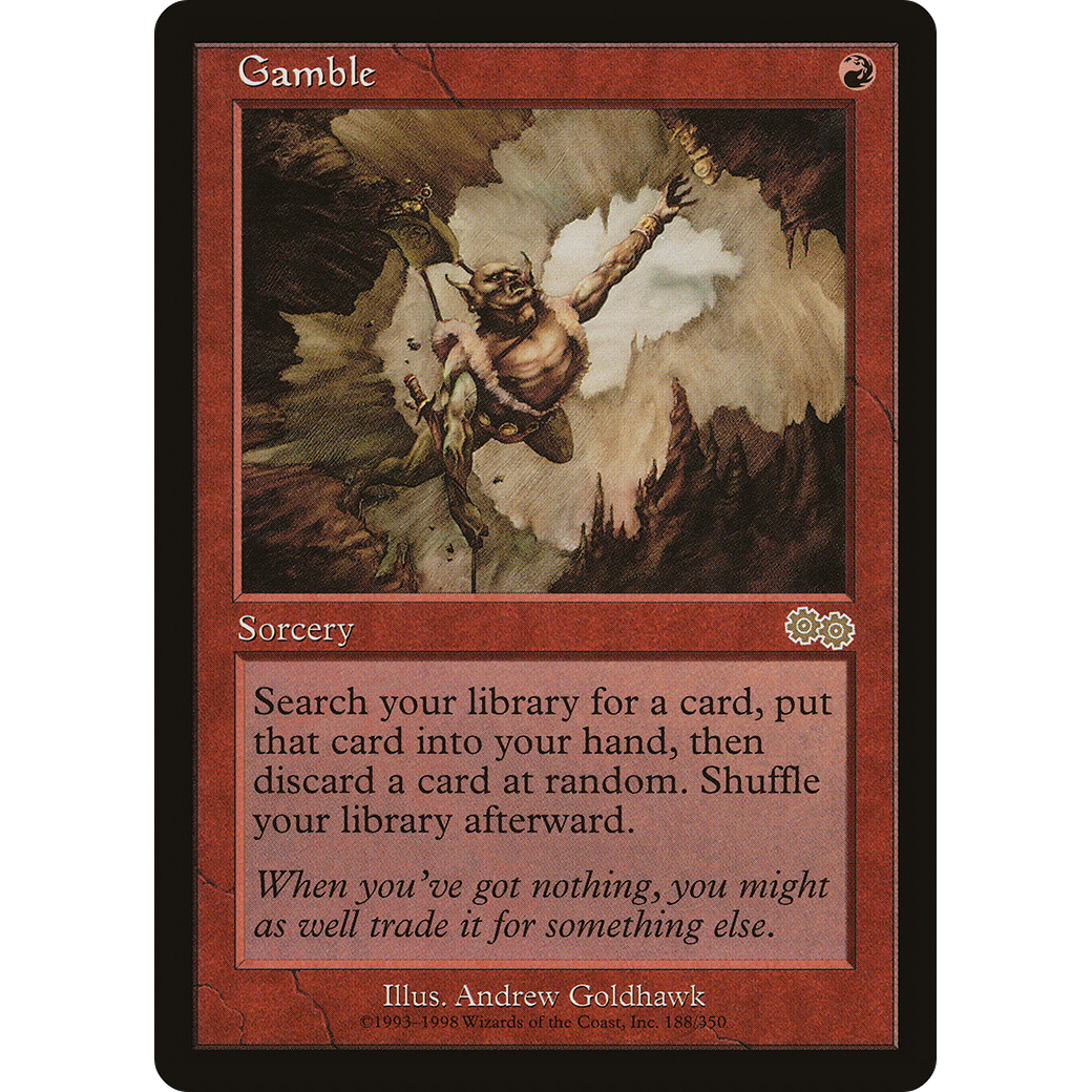 Gamble (USG-188) - Urza's Saga