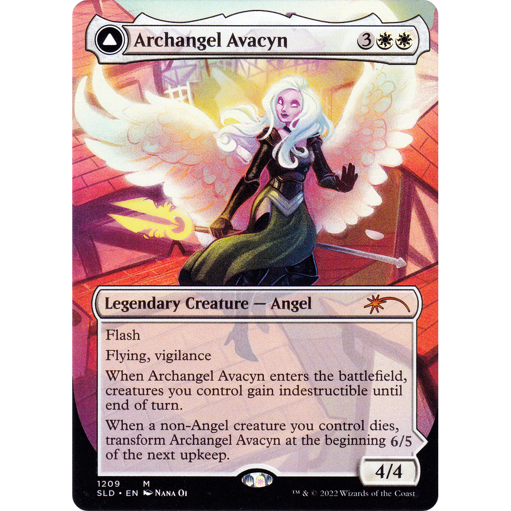 Archangel Avacyn (Display Commander) - Thick Stock (SLD-1209) - Secret Lair Drop