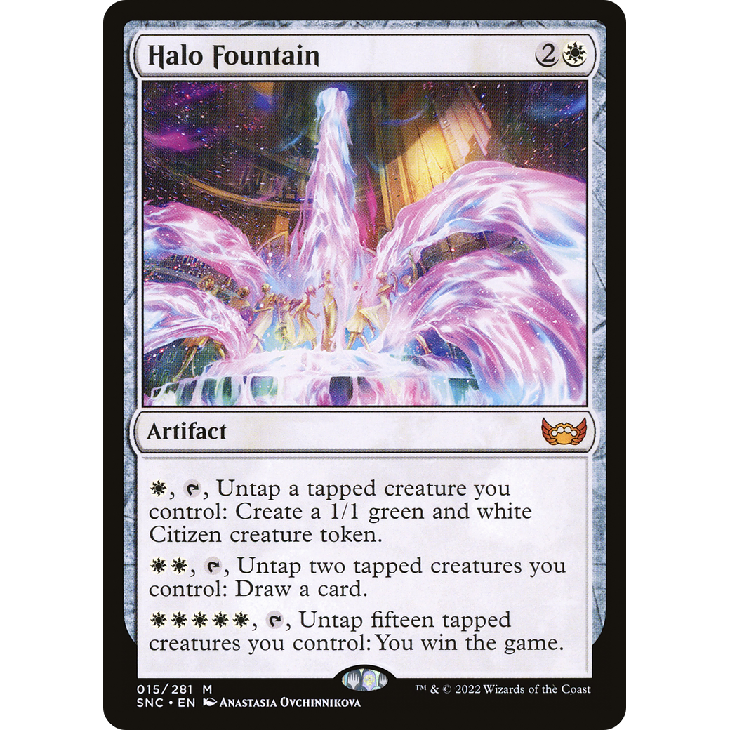 Halo Fountain (SNC-015) - Streets of New Capenna Foil