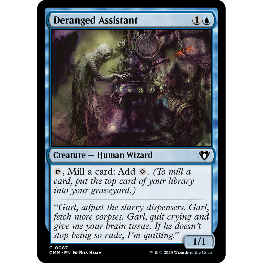 Deranged Assistant (CMM-087) - Commander Masters Foil