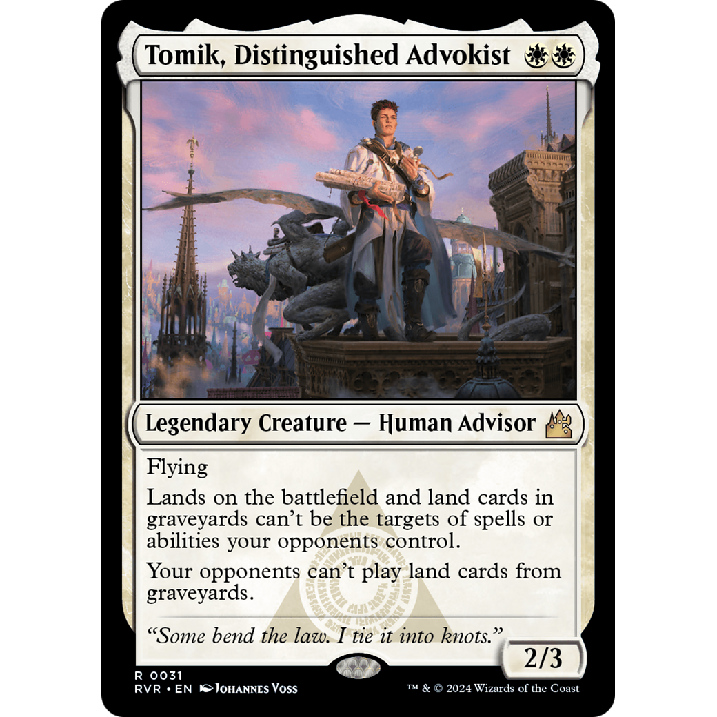 Tomik, Distinguished Advokist (RVR-031) - Ravnica Remastered