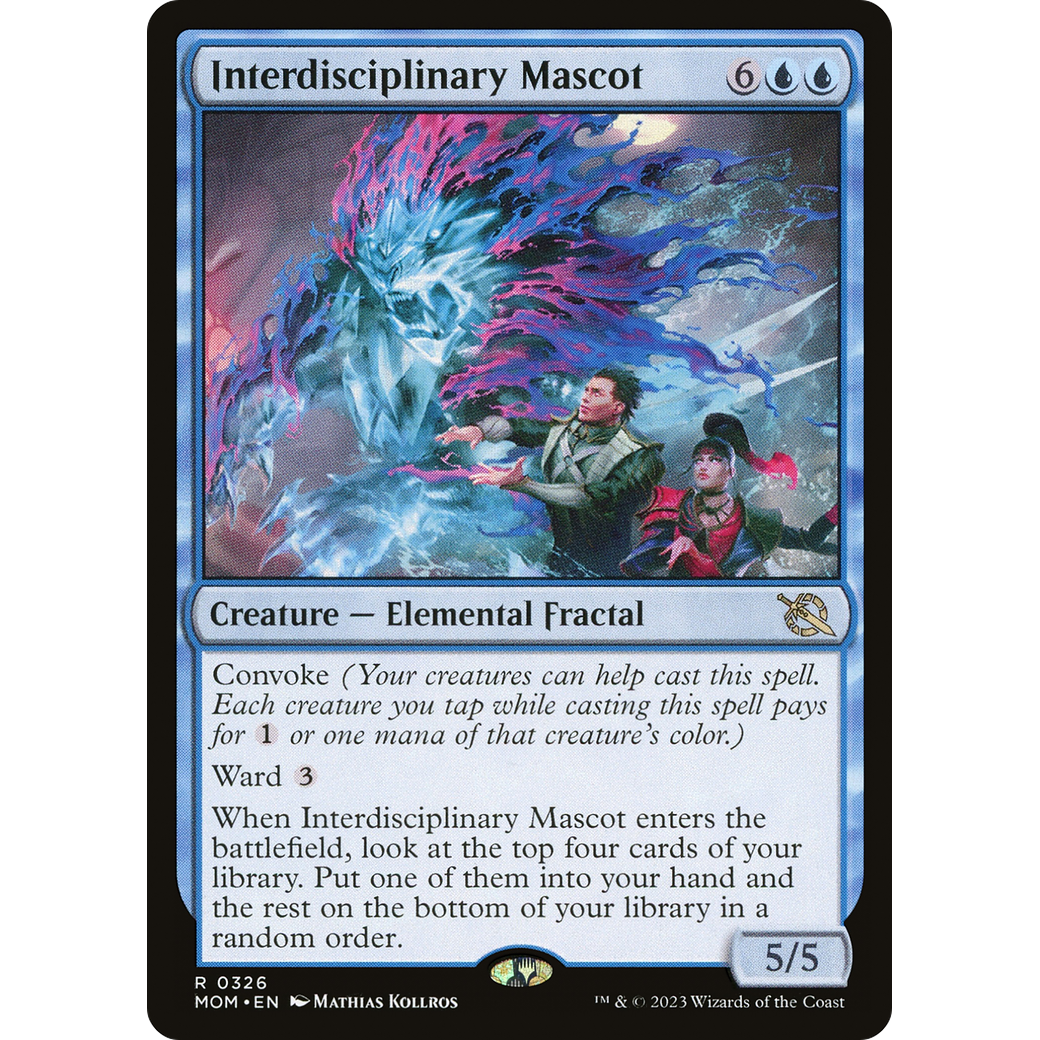 Interdisciplinary Mascot (MOM-326) - March of the Machine