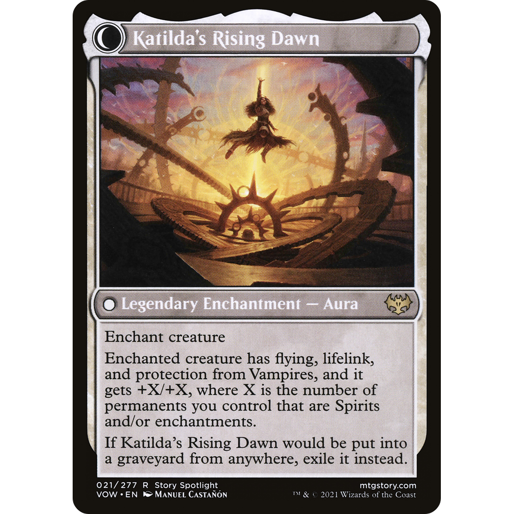 Katilda, Dawnhart Martyr (VOW-021) - Innistrad: Crimson Vow: (Double Faced Transform)