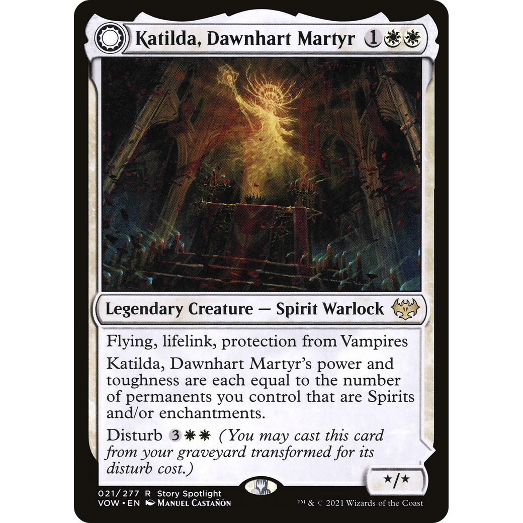 Katilda, Dawnhart Martyr (VOW-021) - Innistrad: Crimson Vow: (Double Faced Transform)