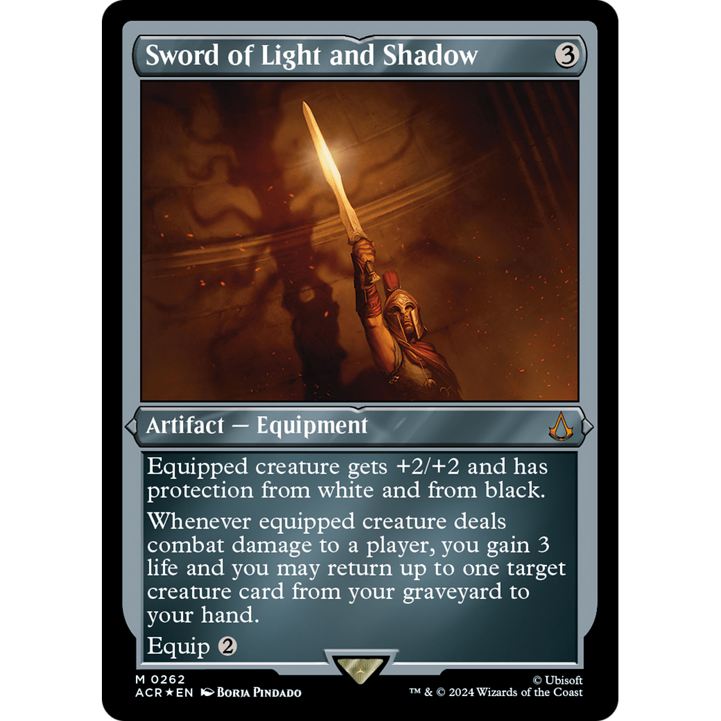 Sword of Light and Shadow (ACR-262) - Assassin's Creed Etched Foil