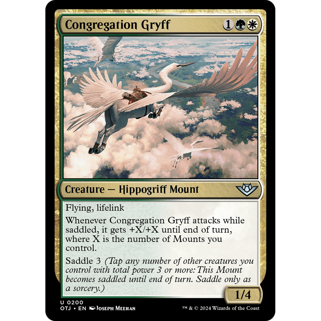 Congregation Gryff (OTJ-200) - Outlaws of Thunder Junction Foil