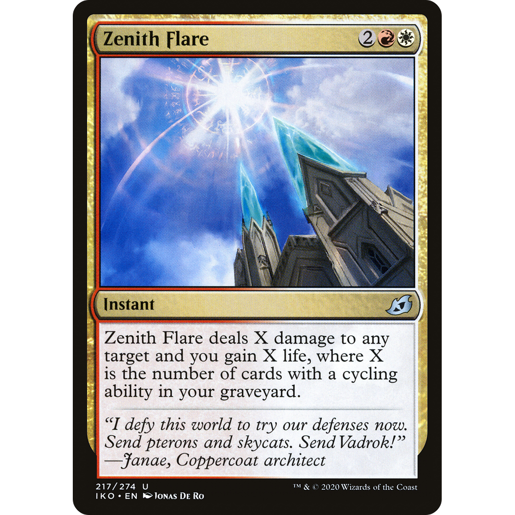 Zenith Flare (IKO-217) - Ikoria: Lair of Behemoths Foil