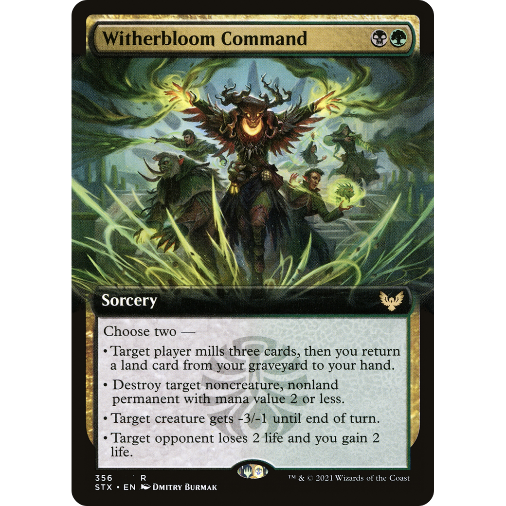 Witherbloom Command (Extended Art) (STX-356) - Strixhaven: School of Mages: (Extended Art)