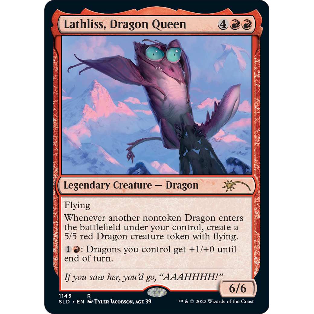 Lathliss, Dragon Queen (1145) (SLD-1145) - Secret Lair Drop Foil