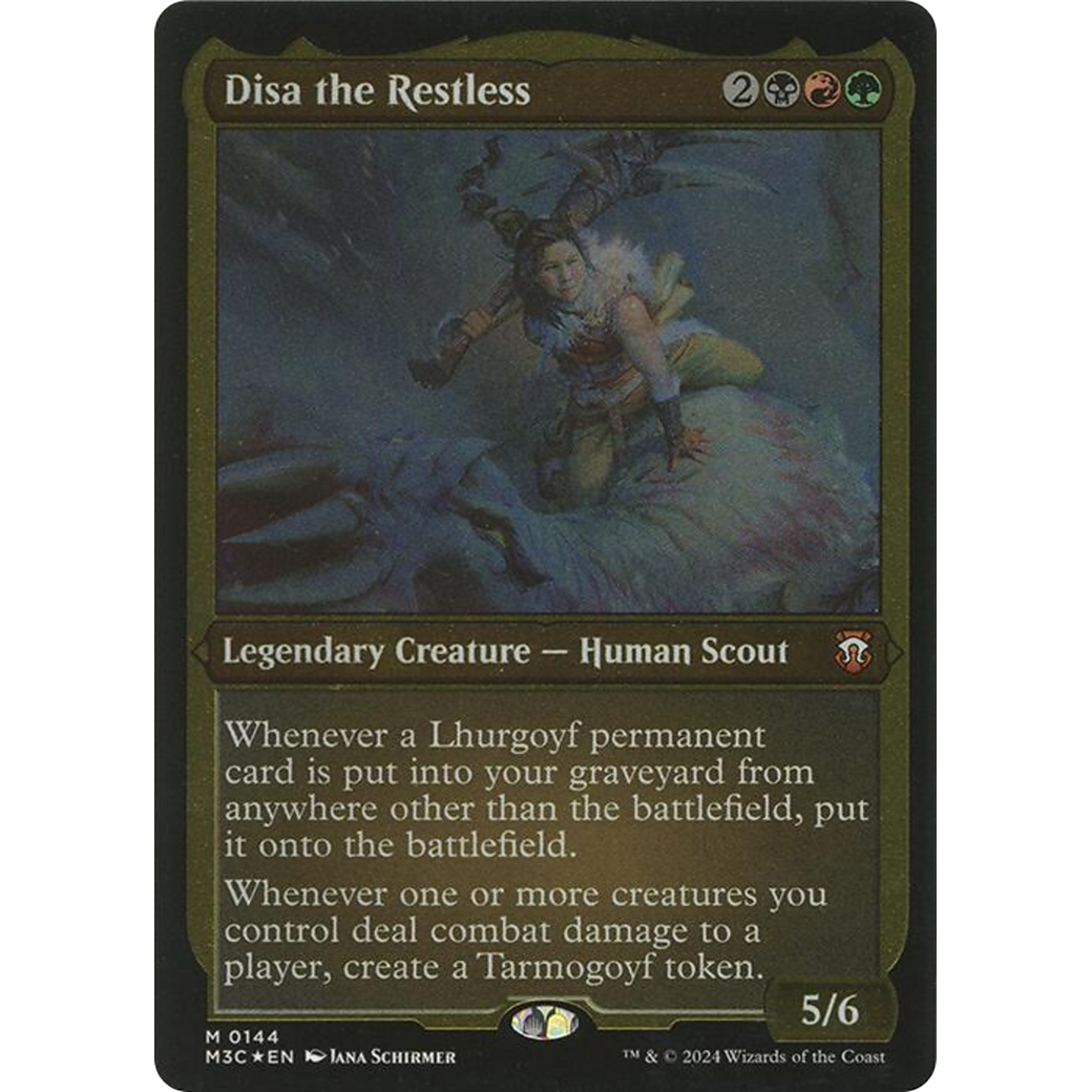 Disa the Restless (M3C-144) - Modern Horizons 3 Commander Etched Foil