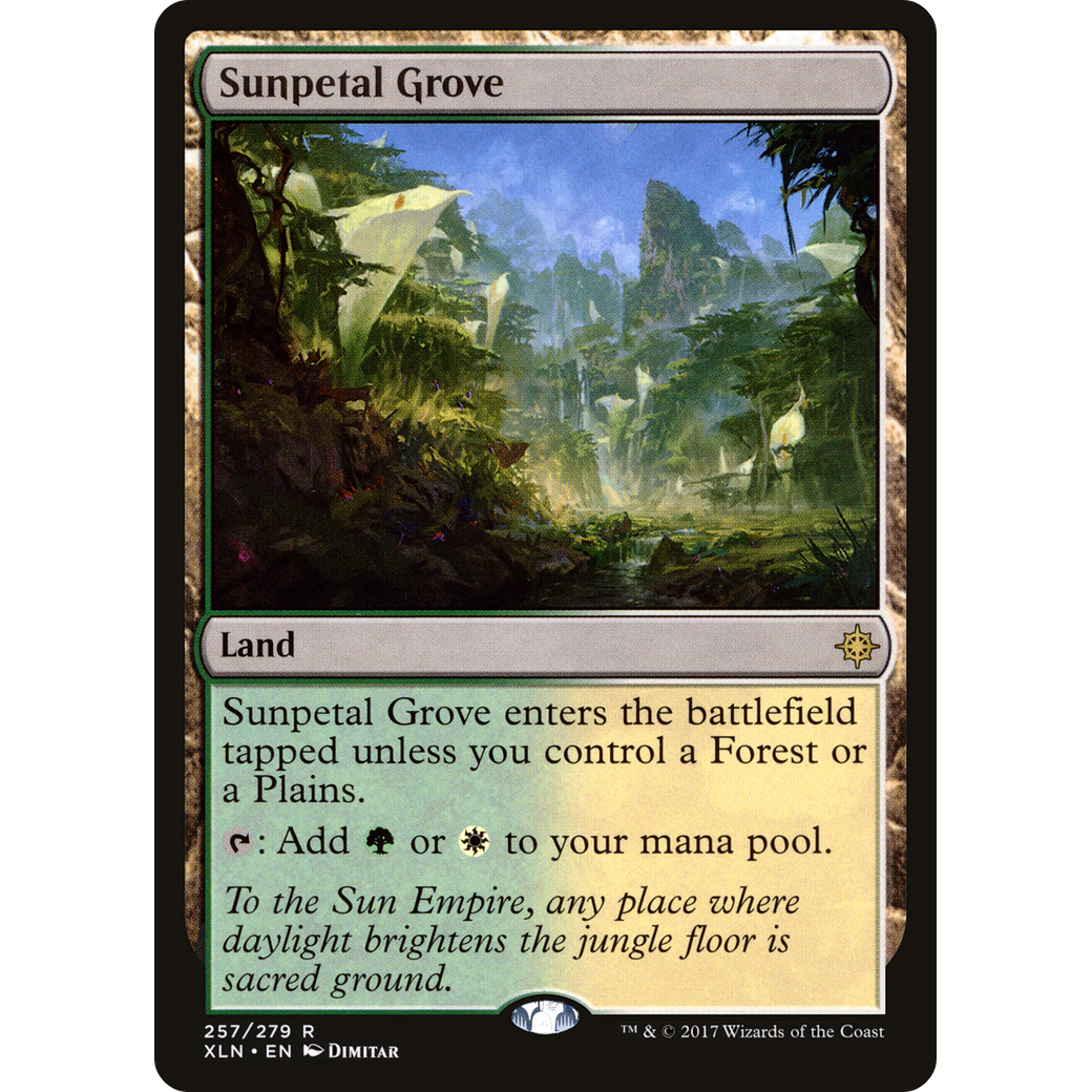 Sunpetal Grove (XLN-257) - Ixalan Foil