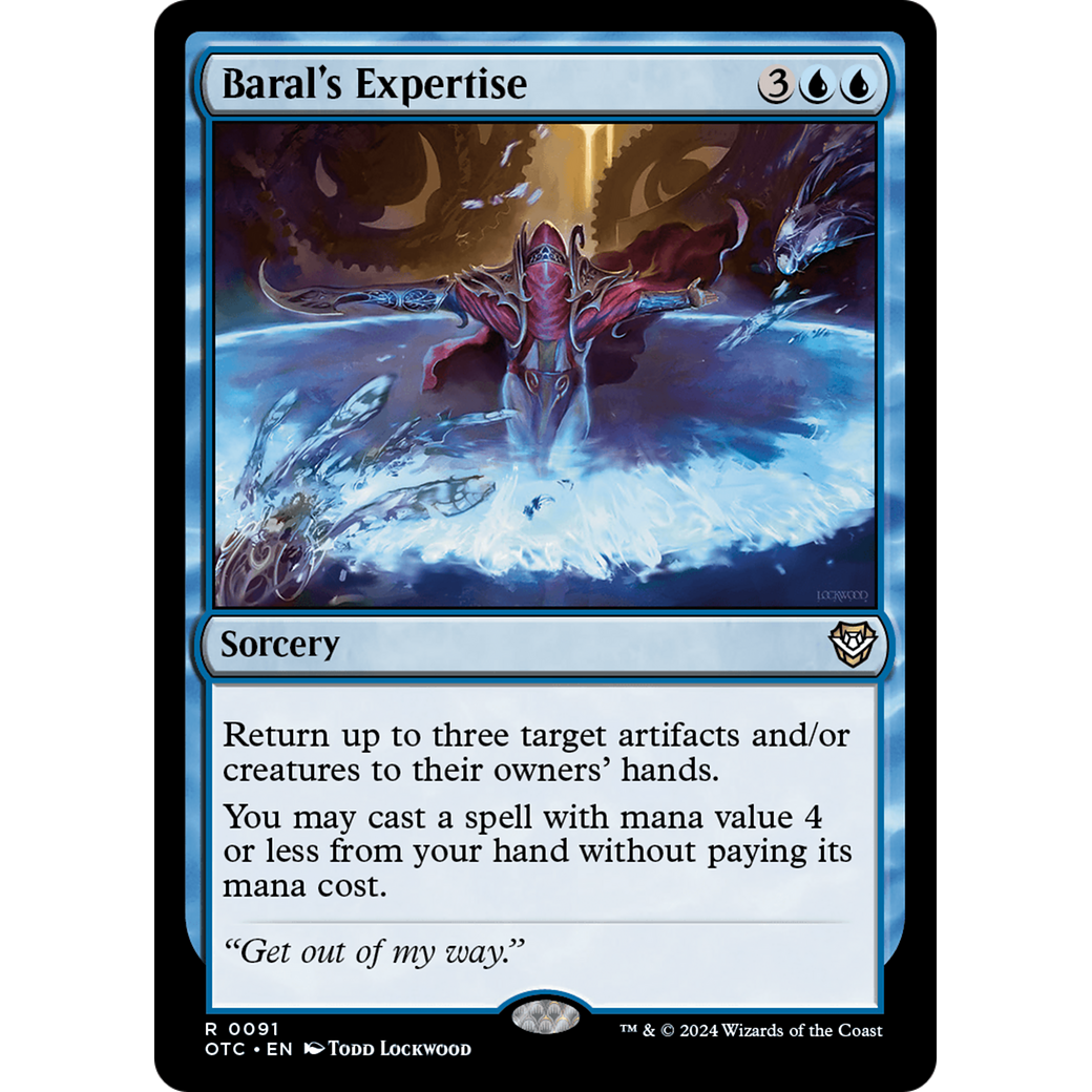 Baral's Expertise (OTC-091) - Outlaws of Thunder Junction Commander