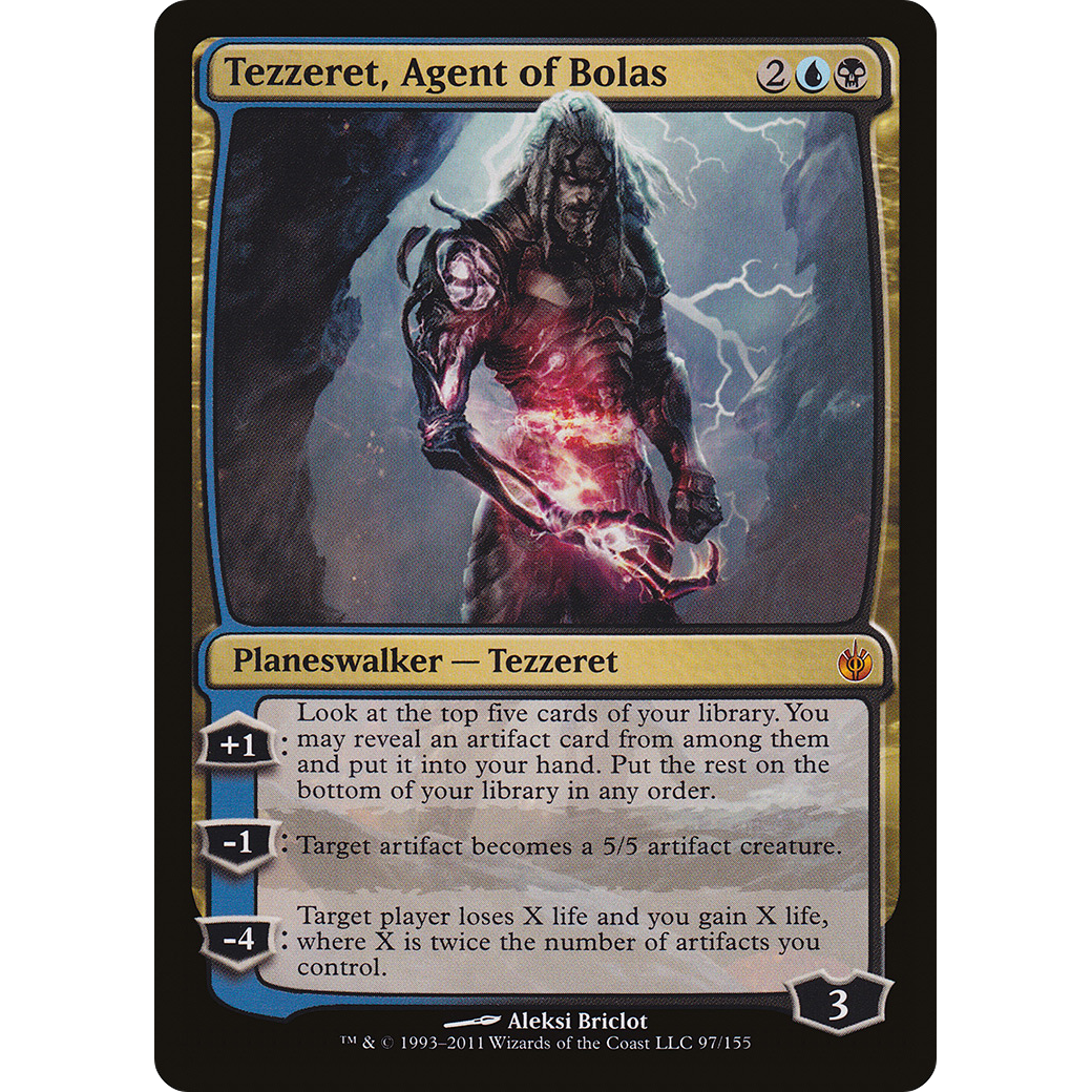 Tezzeret, Agent of Bolas (MBS-097) - Mirrodin Besieged