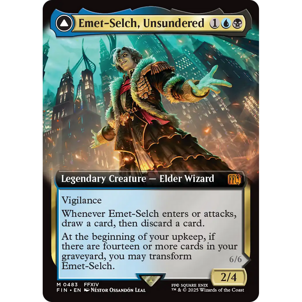 Emet-Selch, Unsundered (Extended Art) (FIN-483) - FINAL FANTASY: (Extended Art) Foil
