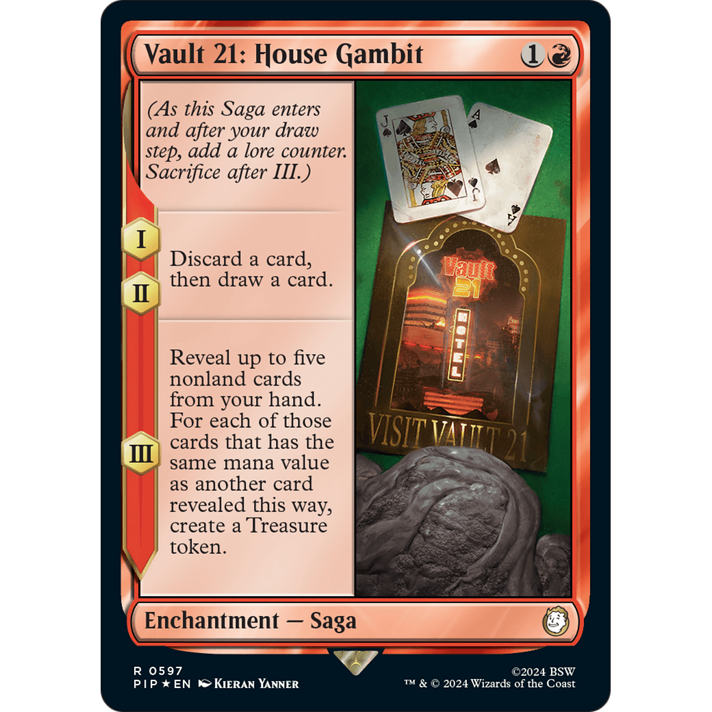 Vault 21: House Gambit (PIP-597) - Fallout Foil