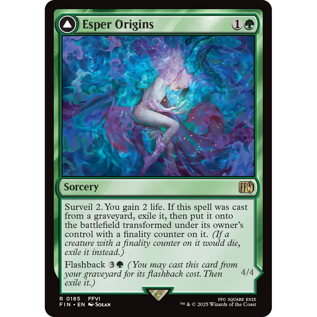 Esper Origins // Summon: Esper Maduin (FIN-185) - FINAL FANTASY: (enchantment)