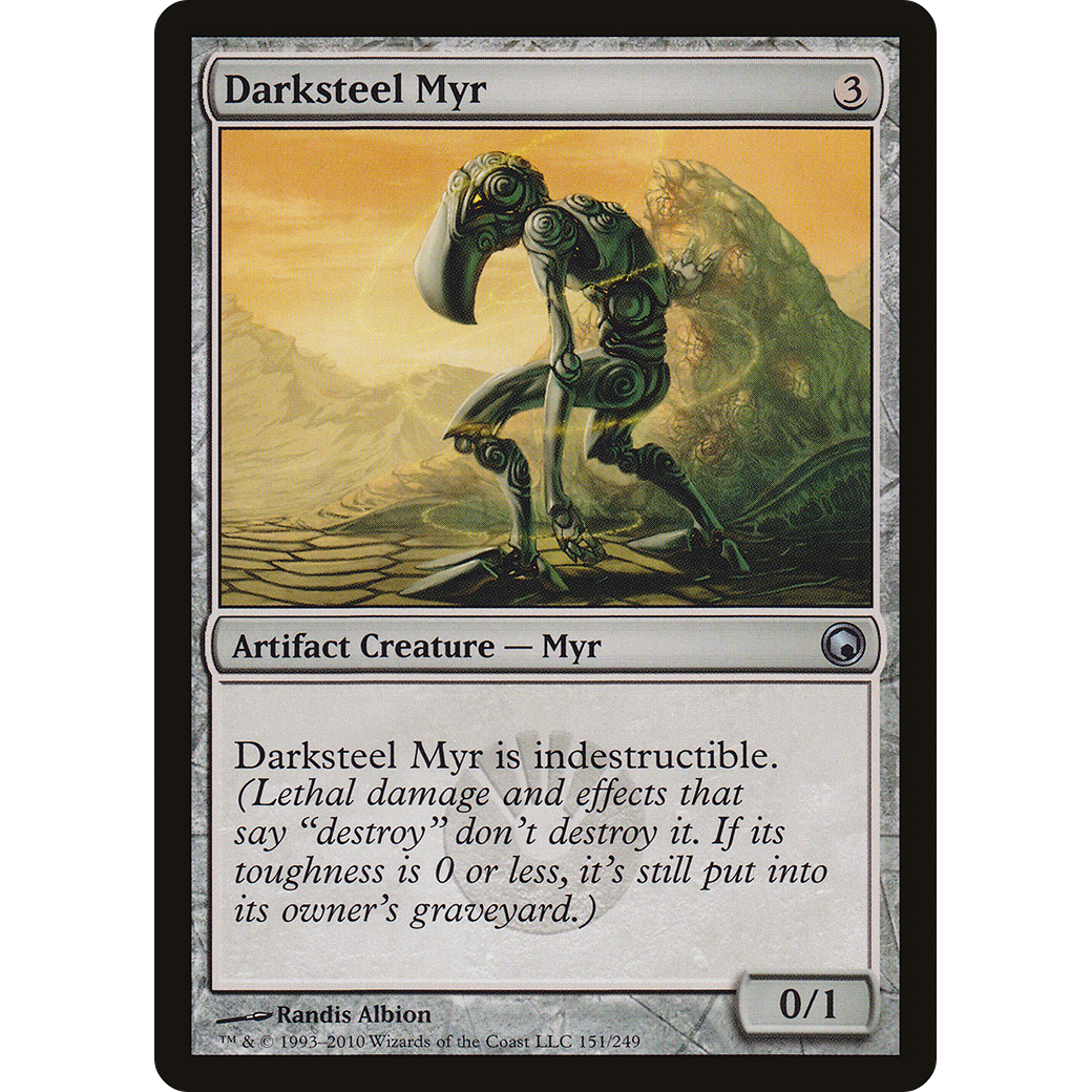 Darksteel Myr (SOM-151) - Scars of Mirrodin Foil