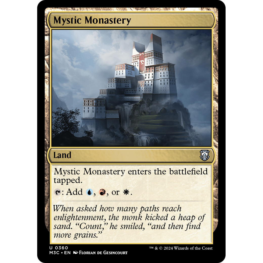 Mystic Monastery (M3C-360) - Modern Horizons 3 Commander Foil