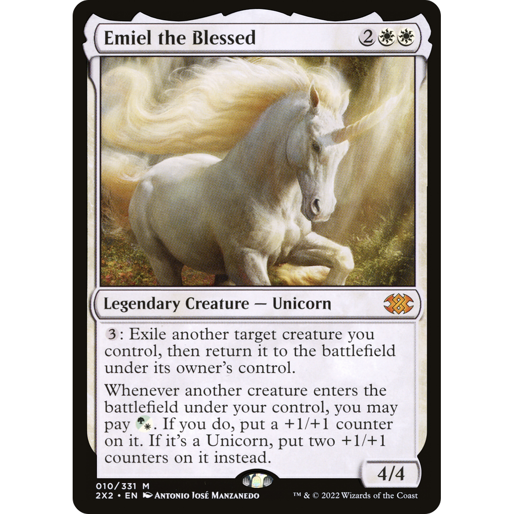 Emiel the Blessed (2X2-010) - Double Masters 2022 Foil