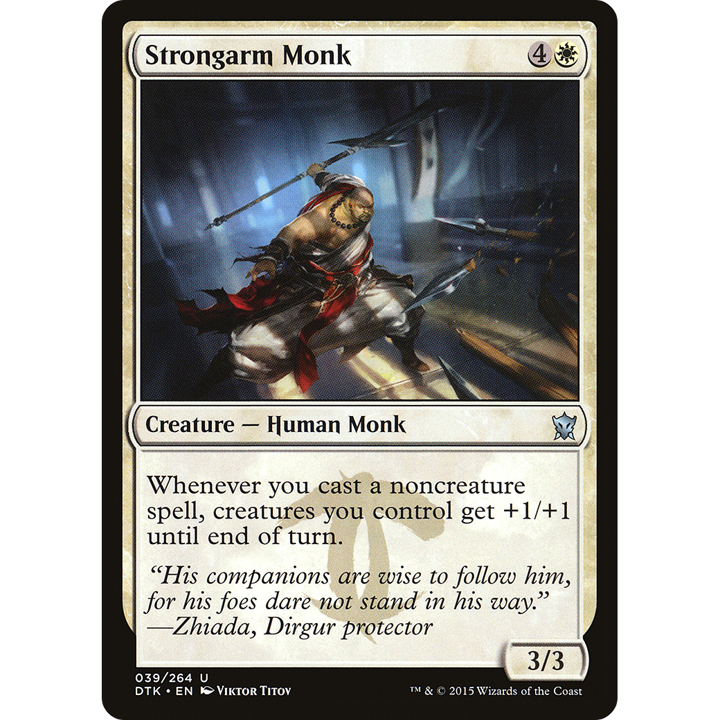 Strongarm Monk (DTK-039) - Dragons of Tarkir Foil