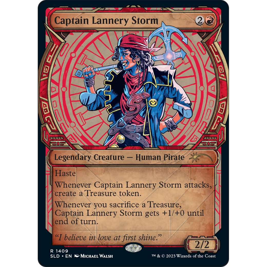 Captain Lannery Storm (SLD-1409) - Secret Lair Drop: (Showcase)