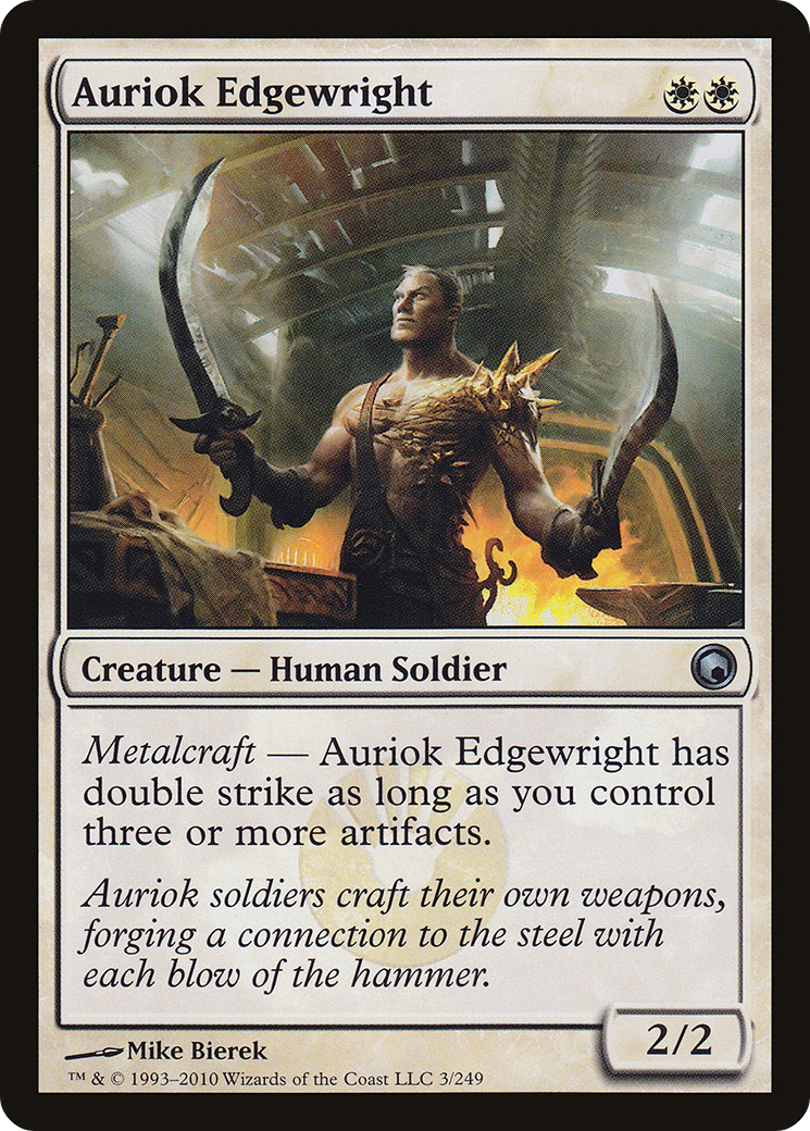 Auriok Edgewright (SOM-003) - Scars of Mirrodin