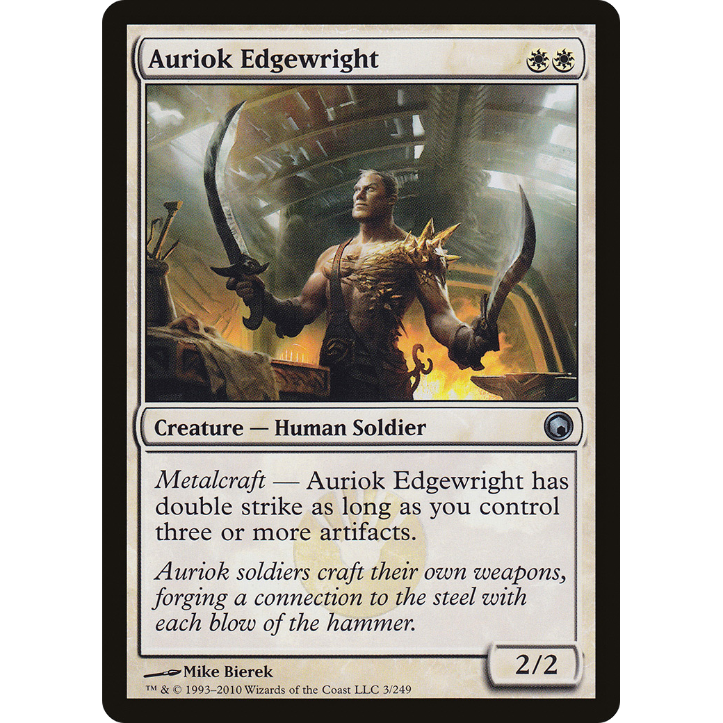 Auriok Edgewright (SOM-003) - Scars of Mirrodin Foil