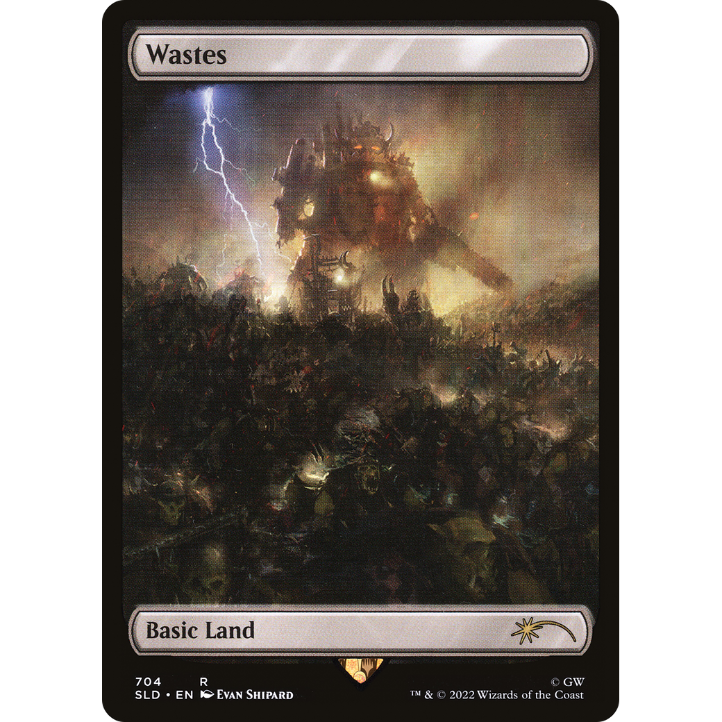 Wastes (704) - Full Art (SLD-704) - Secret Lair Drop