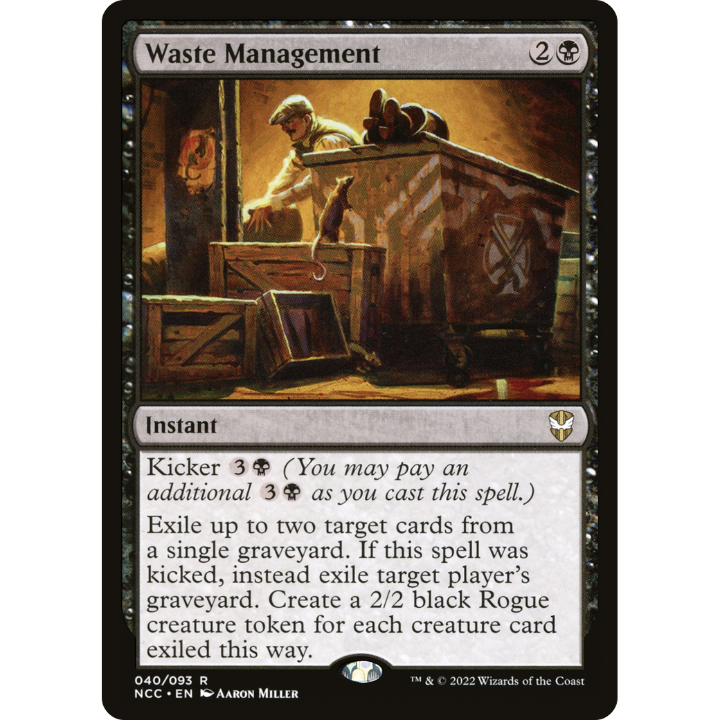 Waste Management (NCC-040) - New Capenna Commander