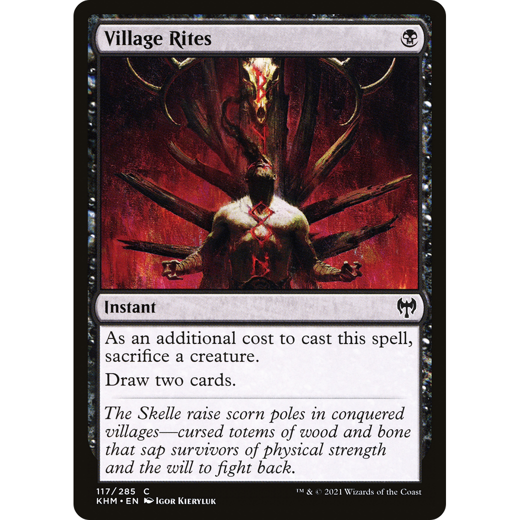 Village Rites (KHM-117) - Kaldheim Foil